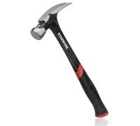 STARWORK TRUE MECHANIC™ Marteau de clouage avec poignée confortable, tête en acier et manche en acier, anti-vibration, griffe de déchirure de 567g
