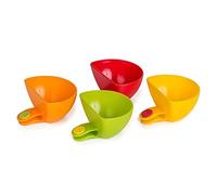 Starworld Lot de 4 supports pour assiette à clipser assortis pour sauce tomate, sel, vinaigre, sucre, épices, couleur aléatoire
