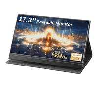 StarXnDa Moniteur Portable 17.3'' 144Hz 2560*1440P IPS HDR 250CD/m² Port HDMI USB-C Haut-parleurs VESA pour ordinateur portable, PC, Mac, Switch, PS5, Xbox