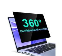 STARY 360°Filtre écran Confidentialité 15,6 Pouces 16:9 - Protecteur d'écran Anti Espion, Anti-éblouissement Filtre de confidentialité，Compatible avec HP/Dell/Acer/Lenovo/Thinkpad/Samsung/ASUS