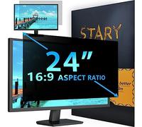 STARY Filtre de confidentialité pour écran 24 Pouces Computer au Format 16:9, Film Protecteur d'écran 24" Filtre Anti-Reflets et Anti-lumière Bleue