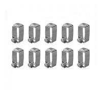 Stas Pack de 10x Crochets SMARTSPRING pour Fils perlon et Acier 2mm cimaise