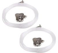 STAS Système de suspension - Cobra + câble en perlon - Accroche pour tableaux/cadres/crochets de suspension - sans percer - 250 cm + crochets pour tableaux Zipper (2 pièces)