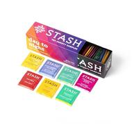 Stash Échantillon de thé du jour au soir - Coffret cadeau spécial assorti, riche en caféine, 7 saveurs, 35 sachets de thé
