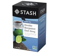 Stash Tea Company, Thé noir de double bergamote du comte Grey, 18 Sachets, 1,1 oz (33 g)