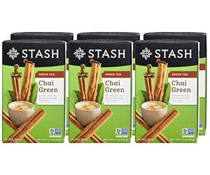 Stash Tea Company, Thé Vert Chai, haut de gamme, 20 Sachets, 1,3 oz (38 g)