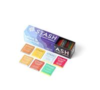 Stash Tea Échantillon de thé Relax and Unwind - Coffret cadeau spécial assorti, tisanes apaisantes pour favoriser la relaxation, 7 saveurs, 35 sachets de thé