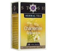 Stash Tea, Herbal Tea, Chamomile, Caffeine Free, 20 sacs à thé 0,6 oz (18 g)