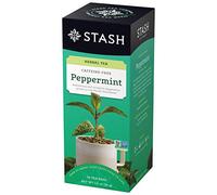 Stash Tea Peppermint Herbal Tea, 30 Count Tea Bags in Foil (Pack of 6)