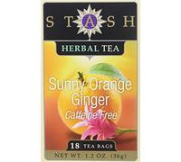 Stash Tea - Premium Caffeine Free Sunny Orange Ginger Tea - 18 Tea Bags