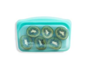 Stasher Premium Silicone Réutilisables Sac Aqua, Snack Bag, Stockage des Aliments, Sac à Snacks, Durable, Résistant au Four, Lave-Vaisselle & Congélateur, Écologique, 355 ml