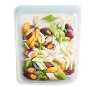 Stasher Sacs en Silicone Réutilisables Pour Conservation Des Aliments, Half Gallon, Clair, Chaleur, Lave-vaisselle & Congélateur, Écologique, Pour Préparation Des Repas, Sans-Fuite, Sans-BPA, 1,9L