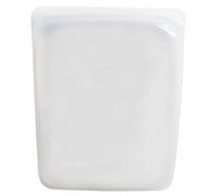 Stasher Sac réutilisable en silicone platine de qualité alimentaire, Silicone, transparent, Half Gallon/Large