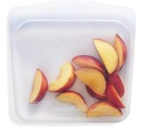 Stasher Sac Sandwich en silicone réutilisable, lave-vaisselle, Transparent | Sac alimentaire en silicone pour sandwichs, snacks et meal prep; lunch box et sorties, étanche, lave-vaisselle, sans BPA.