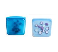 Stasher Sacs en silicone réutilisables | 6 pièces avec 4 tailles | Sacs de congélation hermétiques | Bleu | 1.8L + 1.6L + 2x 440ml + 2x 290ml