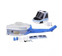 STASRC Goosky E2/E2 GPS UH-1Y Pièces d'origine pour hélicoptère - Accessoires de rechange d'origine RC (auvent + fuselage (bleu)