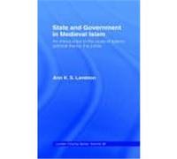 State and Government in Medieval Islam, London Oriental Series Ann K. S. Lambton (Auteur)