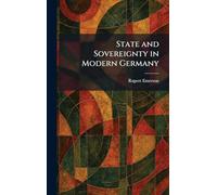 State and Sovereignty in Modern Germany