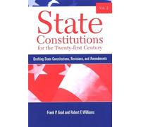 State Constitutions for the Twenty-first Century: Drafting State Constitutions, Revisions, And Amendments (2)