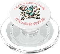 State Fair Bunny Rabbit Je n'arrive Pas à Garder Mon Calme, C'est Une Bonne Semaine PopSockets PopGrip pour MagSafe