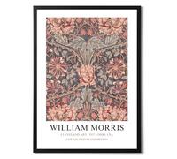 State Media Vision Affiche d'art William Morris Cleveland, dessins d'artistes célèbres, décoration élégante pour la maison, variété de tailles (impression A3 uniquement)