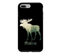 State of Maine Arbre Chasseur de forêt d'élan Coque pour iPhone 7 Plus/8 Plus
