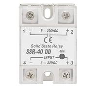 State Relay Ssr 40 Relais 40a Dc 5 Aucune commutation Vibration à grande vitesse pour l'automatisation industrielle Contrôleur de température Champs de contrôle automatisés
