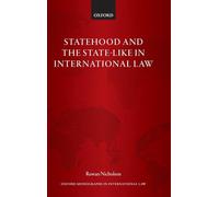Unknown (Auteur) – Statehood and the State-Like in International Law – Livre en VO