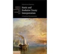 Static and Evolutive Treaty Interpretation - Christian Technische Universitat Munchen Djeffal - Cambridge University Press - Livre en Anglais - Hardback Christian Technische Universitat Munchen Djeffa