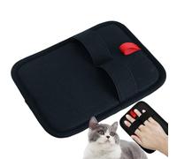 Static Removal Gloves For Pet Hair - 17x13x1cm Double-Sided Cleaning Tool | Reusable Grooming Mitts, Tools For Pets, Removes Hair From Carpets, Couch, Pet Bed, Cat Tree, Two-way Brush