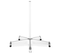 Statif Roulant Pied pour Lampe Loupe Salon de Cosmétique Pédicure 5 Roulettes