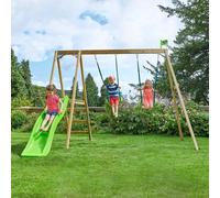 TP Toys – Station de jeu THYMÉLÉE 2 balançoires & toboggan Bois FSC® H200 cm