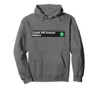 Station 6 du métro Castle Hill Avenue Bronx New York NYC Sweat à Capuche