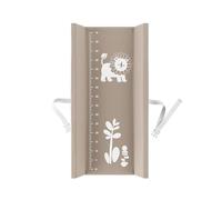 Station à langer anti-déversement avec sangle facile à nettoyer, motif animal ludique pour changer facilement les couches, taille standard