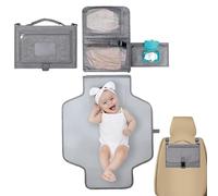 Station à langer pliable pour bébé - Matelas à langer de voyage, tissu Oxford léger, bandoulière réglable, doublure à séchage rapide | Tapis pratique pour les soins des nouveau-nés, les excursions en