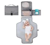 Station à langer portable - Tapis de imperméable et pliable | tapis compact pour bébé, équipement de rangement amovible, accessoire de chambre d'enfant léger | Kit de grande capacité pour