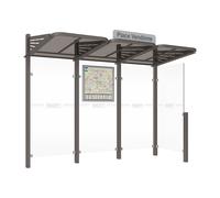 Station bus Conviviale bardages verre Gris PROCITY - 529361.GPRO