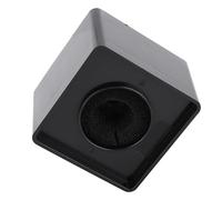 Station Carrée de Microphone ABS Durable pour Entretiens, Réunion, 41 Mm, Noir pour Réunions d'entreprise