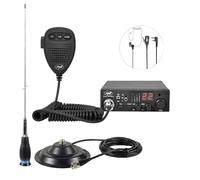 Station CB - CBI - ESCORT CB 8001L ASQ - Antenne PNI ML145 - Aimant 145 - Noir