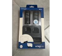 Station Charge Wii U Bigben x2 Wiimote + GamePad Batteries Rechargeables Neuf