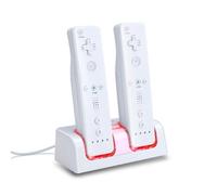 STATION CHARGEUR 2 Port +2 BATTERIE battery 2800mAh Pour Nintendo Wii WIIMOTE MANETTE REMOTE