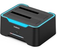 Station d¿Accueil RGB SATA vers USB 3.0 pour Disques Durs avec Clonage Hors Ligne, pour HDD et SSD SATA de 2,5 et 3,5 Pouces, Prend en Charge UASP, SA02004