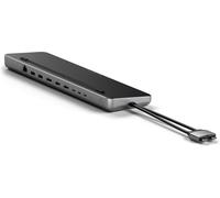 Station D¿Accueil Usb C Double Et Support 10 En 1, Docking Station Avec Boîtier Ssd Sata/Nvme, Pd 75W, Ethernet, 2X Hdmi 4K, Displayport, Usb-A/Usb-C 10Gbps ¿ Pour Macbook Air & Pro Et Plus