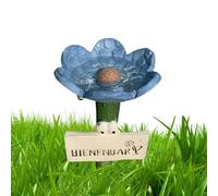 Station d'Abreuvement pour Abeilles de Jardin | Bassin en Forme de Fleur pour Abreuvoir de Jardin - Point d'eau pour Papillons - pour Ruches Oiseaux Apiculture Colibris Extérieur Papillons