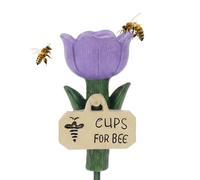 Station D'Abreuvement Pour Abeilles De Jardin | Station d'Abreuvement en Résine Forme Fleur - Mangeoires Pour Colibris D'Extérieur - Pour Alimentation Extérieure À La Maison, Jardin Arrière, Cour, Amé