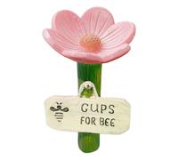 Station D'abreuvement pour Abeilles - pour Abeilles De Jardin en Forme De De 25 Cm, Papillon Colorés, Mangeoire Hygiénique | Décoration Extérieure De Chemin De Ferme D'allée De