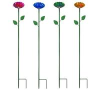 Station d'Abreuvement pour Abeilles pour Jardin,4 Coupelles en Forme de Fleur pour Nourrisseur à Abeilles - Fontaine à insectes pollinisateurs en métal,Pour Propriétaires, Amoureux des Animaux, Terras