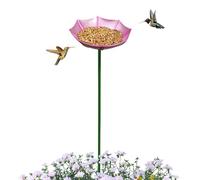 Station d'abreuvement pour le jardin, de bain et de boisson aux pollinisateurs - Le pour avec piquet - Pour l'utilisation dans, ferme, pelouse, cour, jardin et extérieur