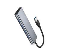 Station d'accueil 5 en 1 Type-C/USB pour claviers de PC Hubs USB 3.0 avec lecteur de cartes 5 Gbps