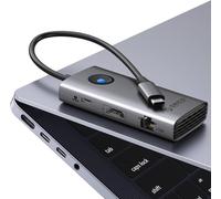 Station D'Accueil,6 En 1 Hub Usb C Avec Ethernet 2,5 G,Hdmi 4K@60Hz,Pd 100 W,3 Ports Usb 5Gbps,Adaptateur Usb C Vers Usb 3.0 Compatible Avec Macbook Pro Air Xps